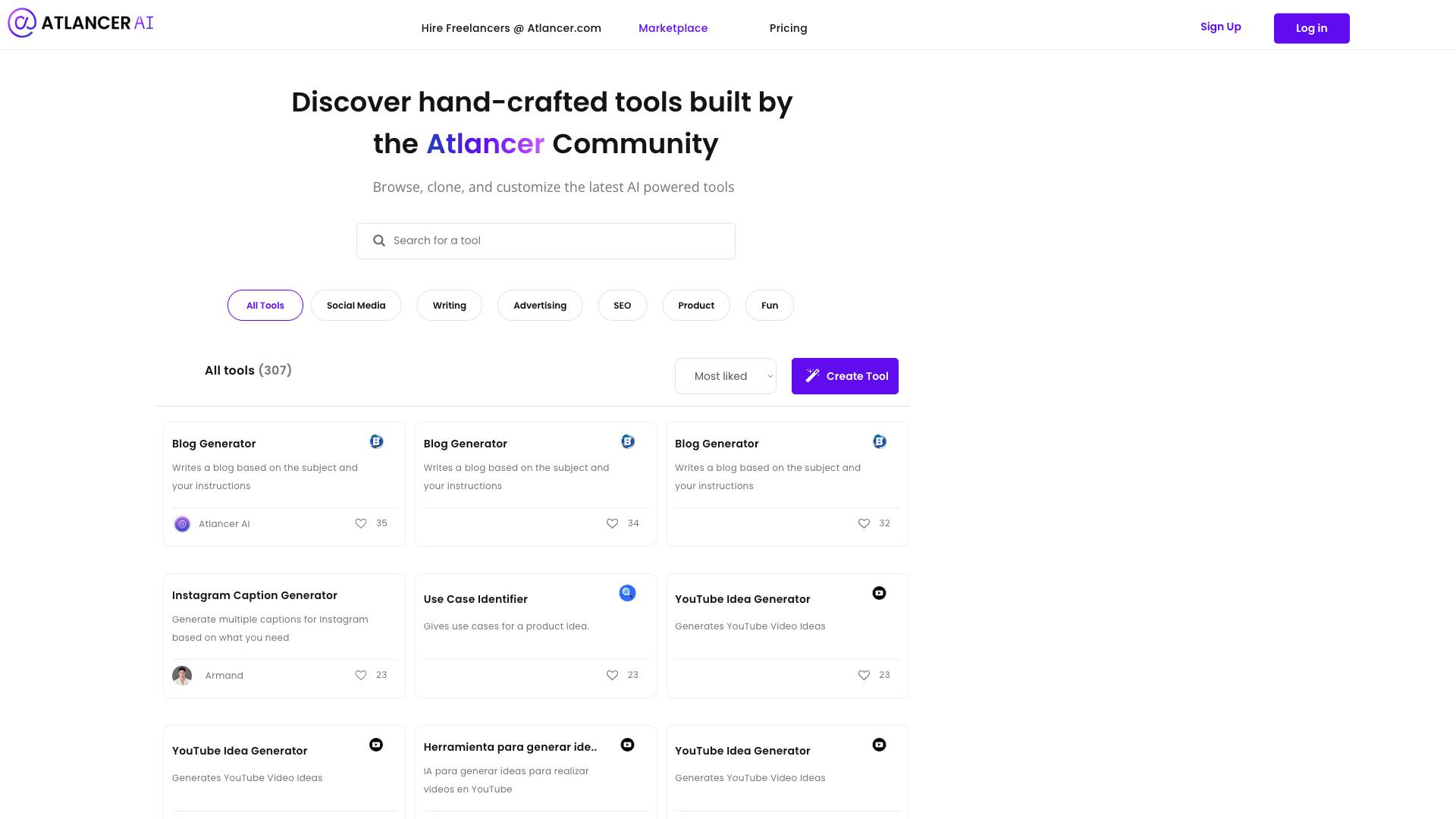 Atlancer AI Screenshot