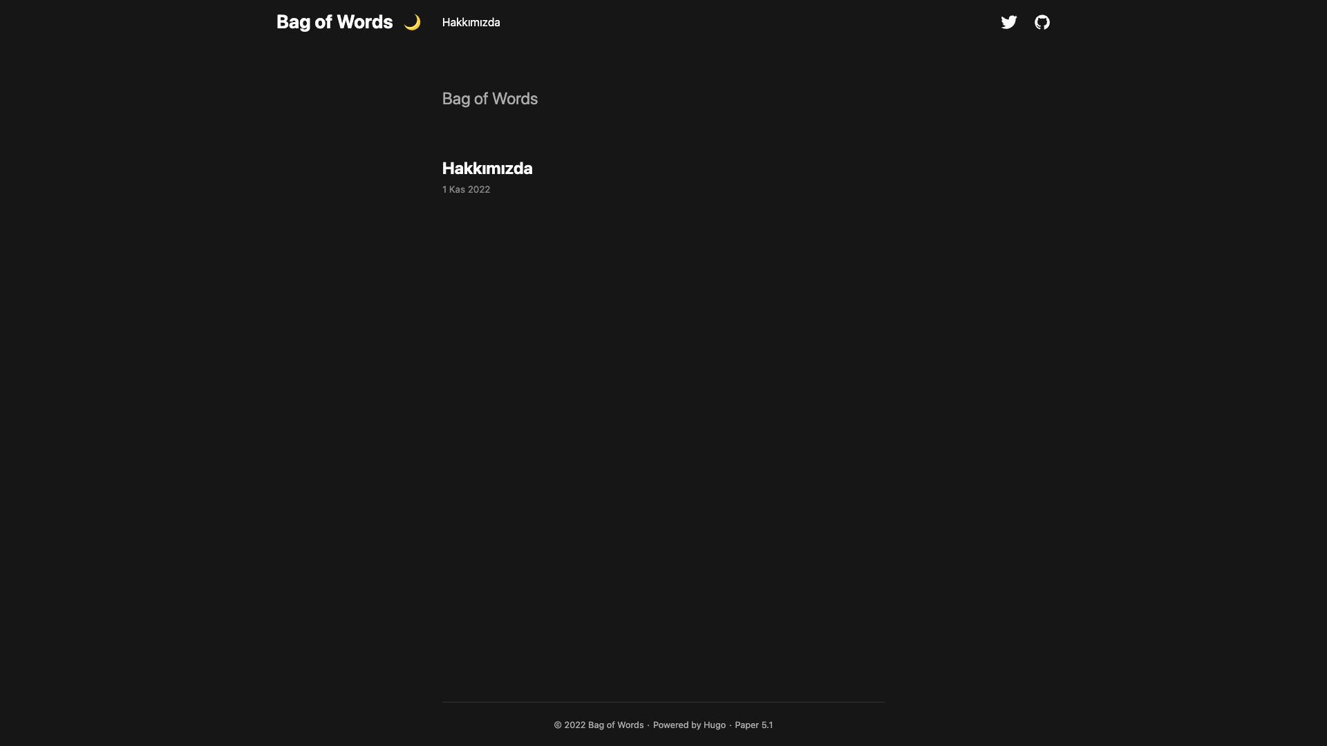 Bag Of Words Screenshot