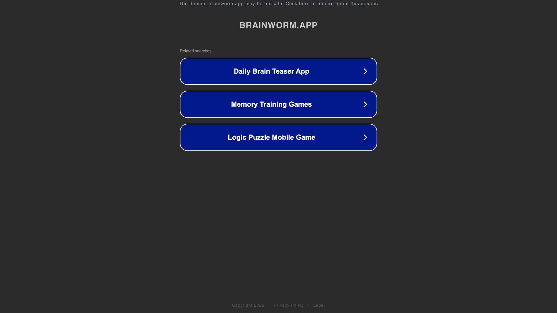 Brainworm Screenshot