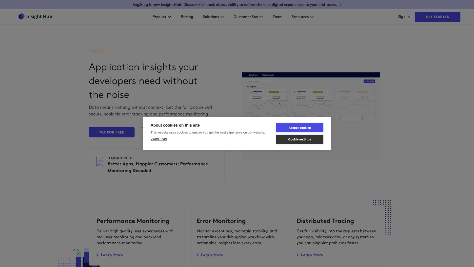 BugSnag Screenshot