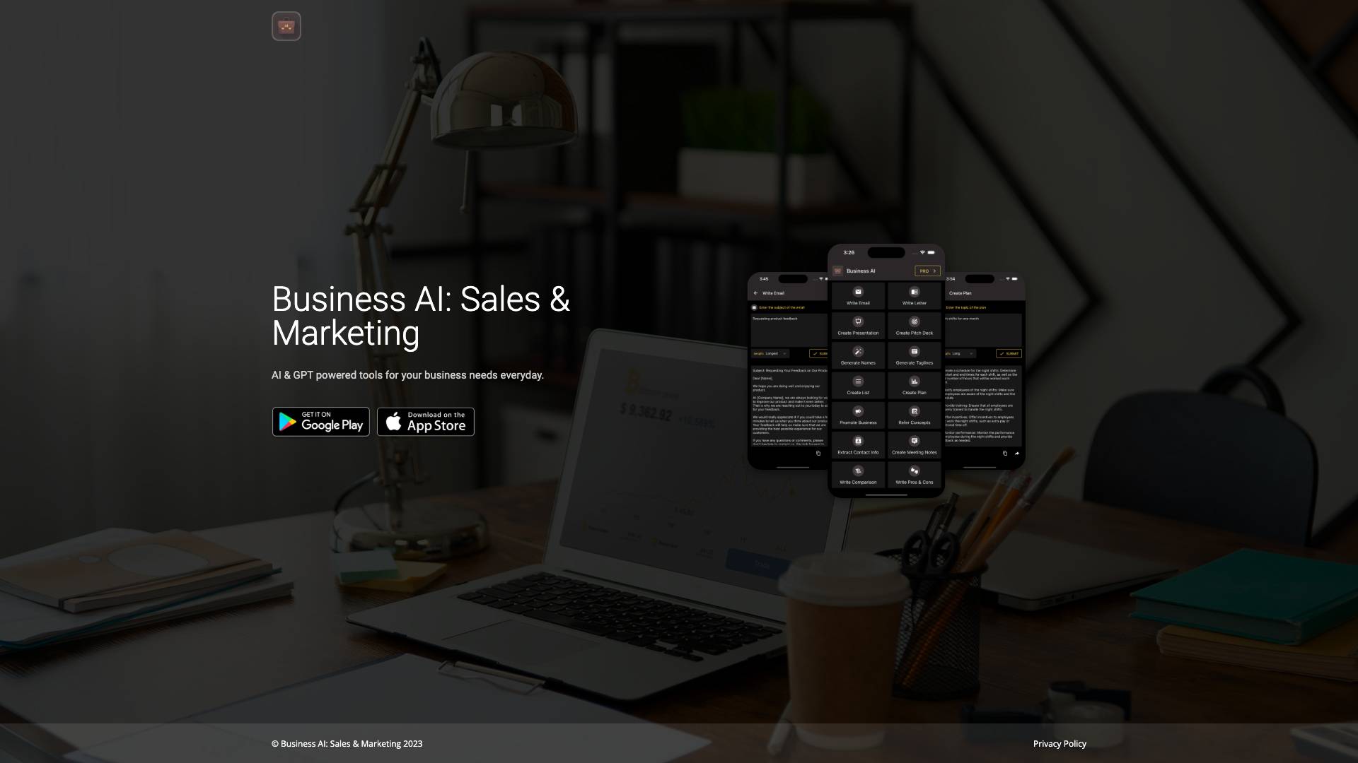 Business AI Screenshot
