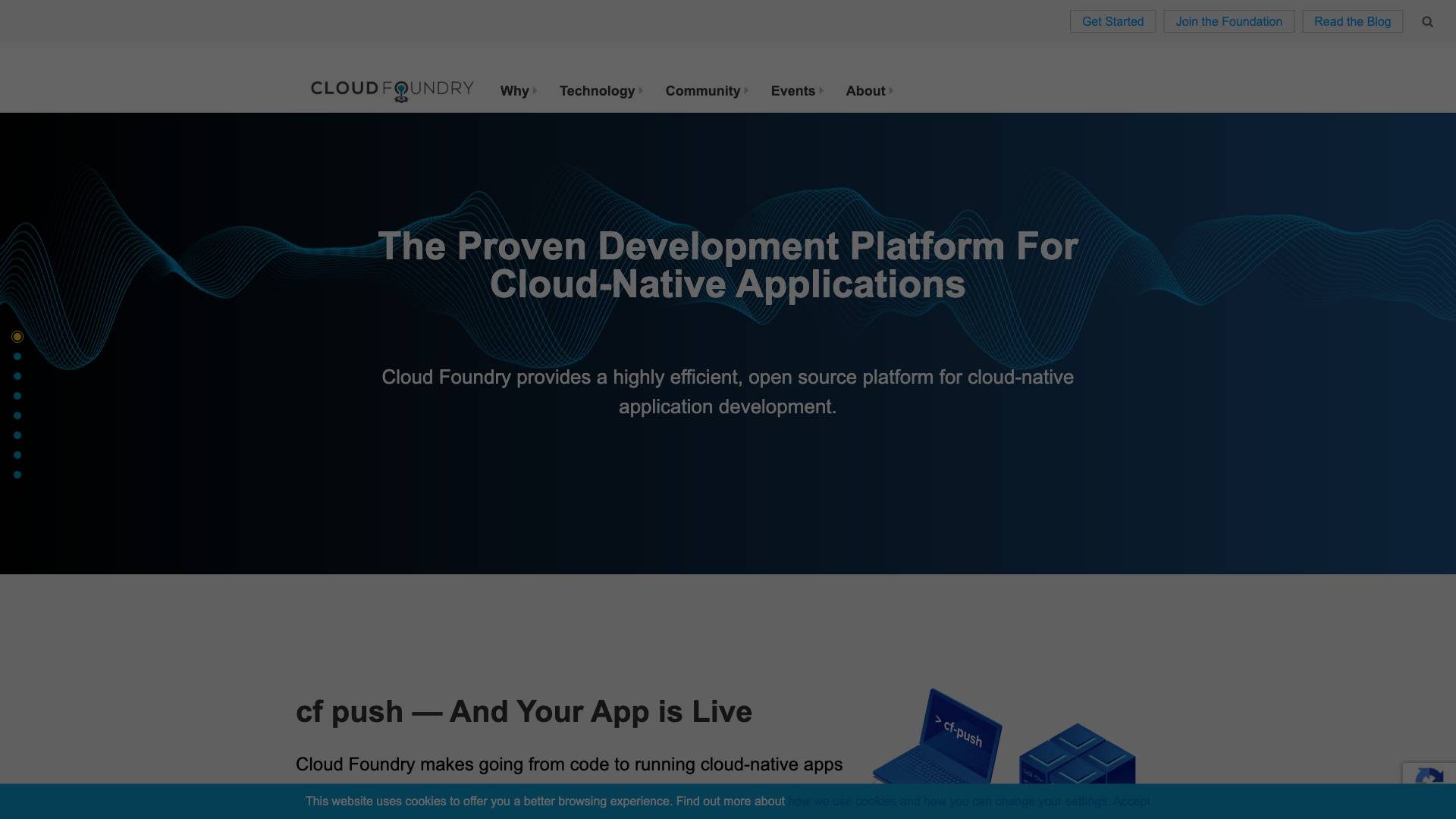 Cloud Foundry CLI Screenshot