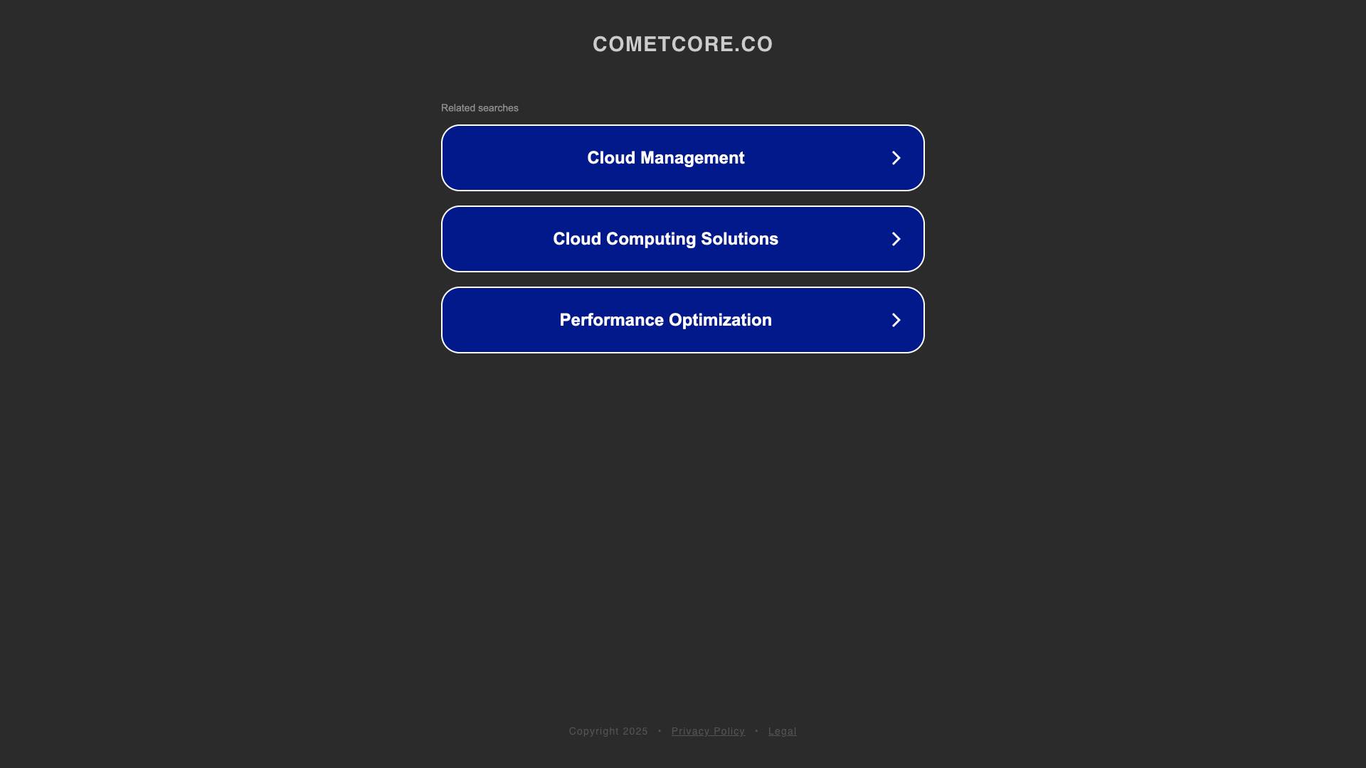 CometCore Screenshot
