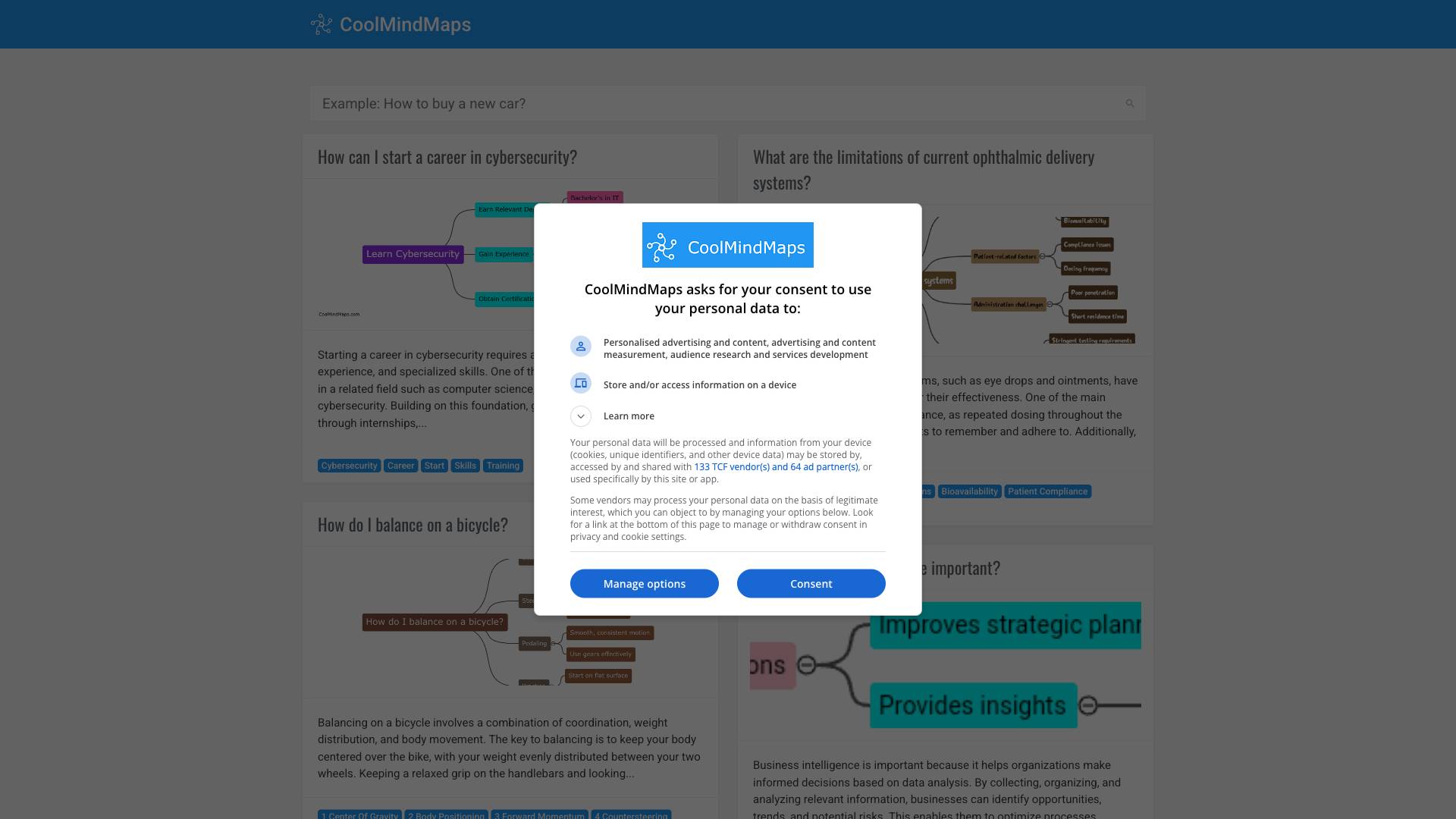 Coolmindmaps Screenshot