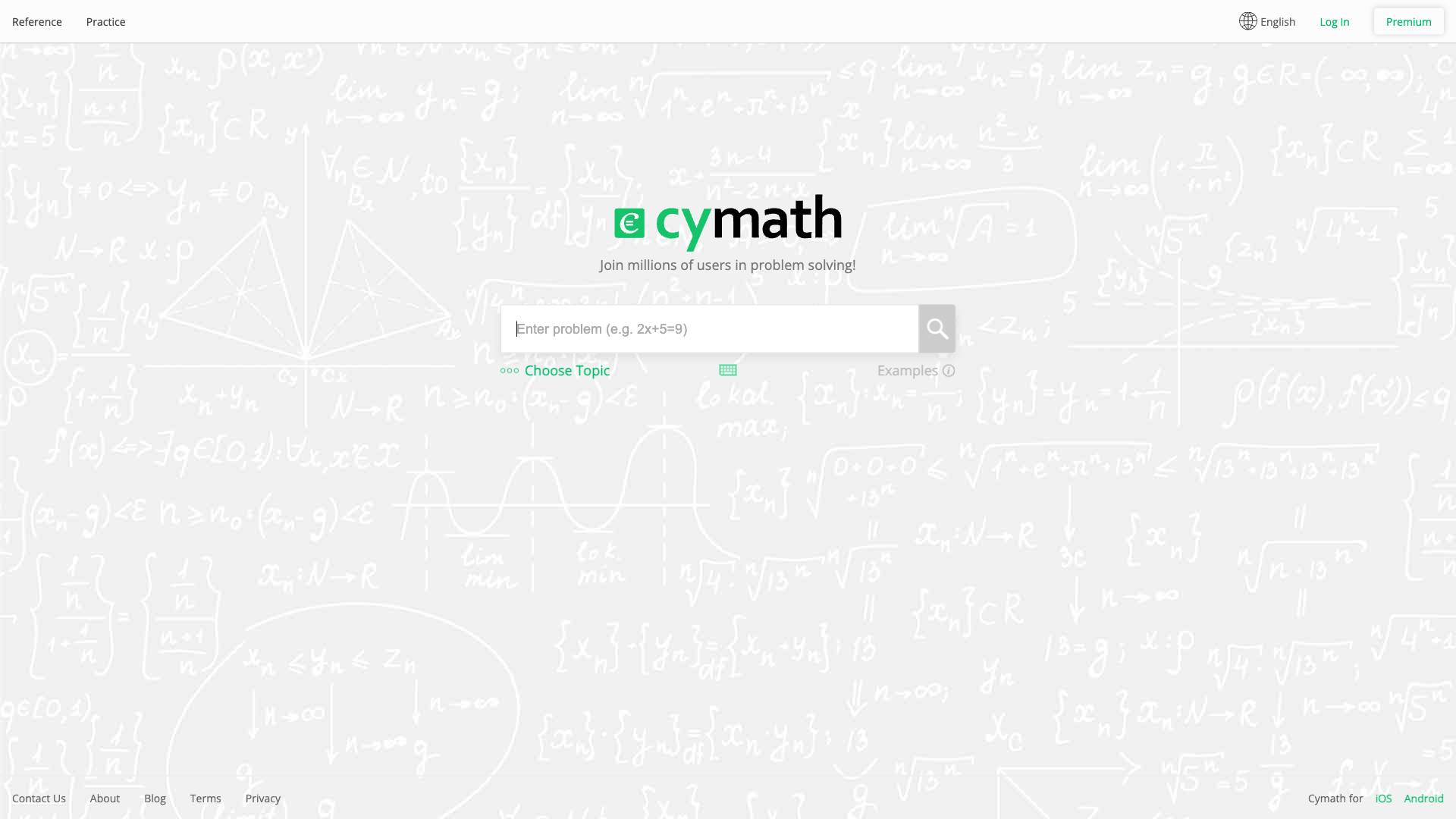 Cymath Screenshot