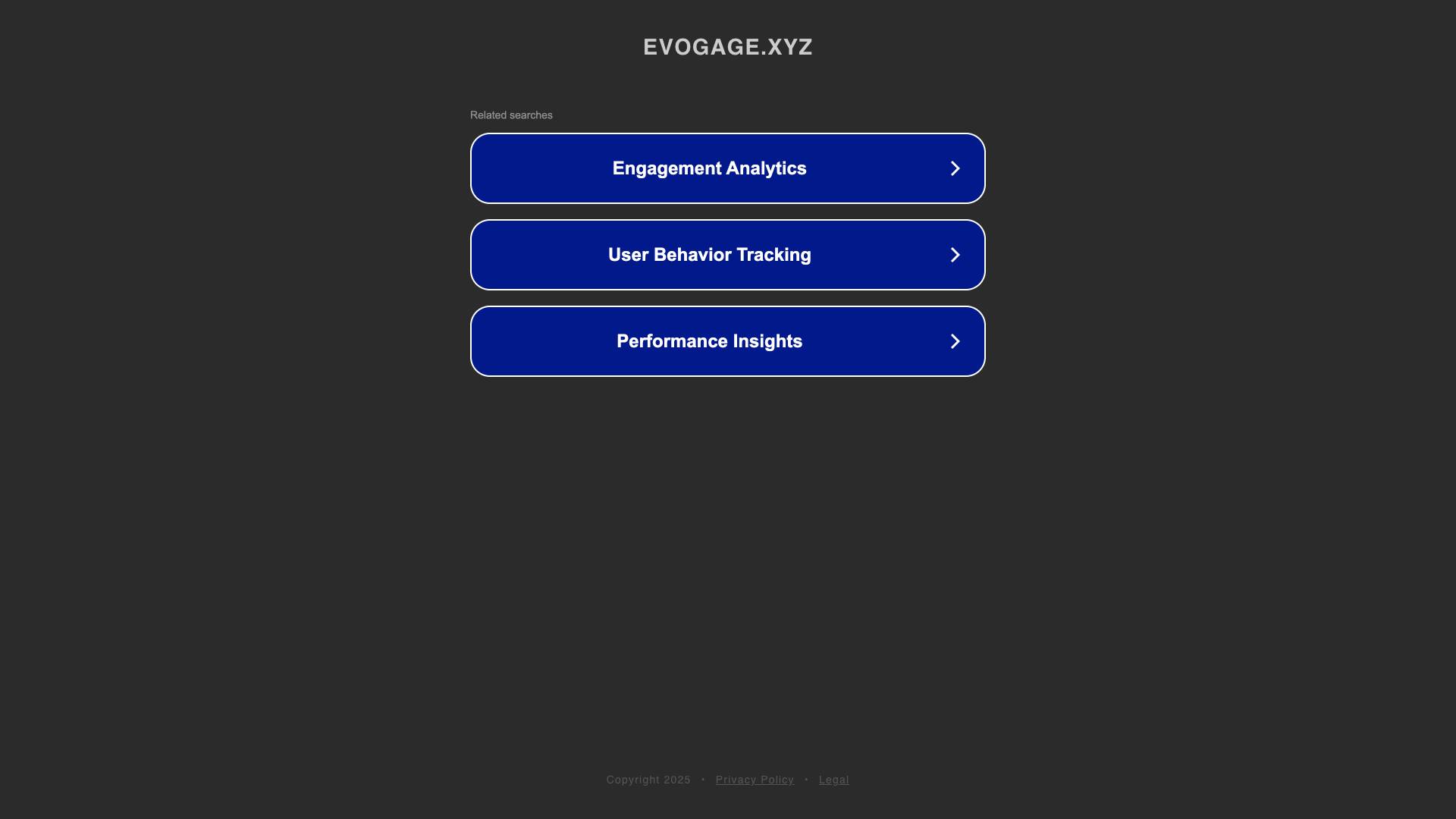 Evogage Screenshot
