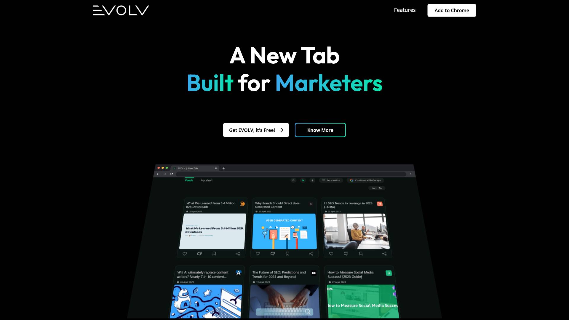 EVOLV Screenshot