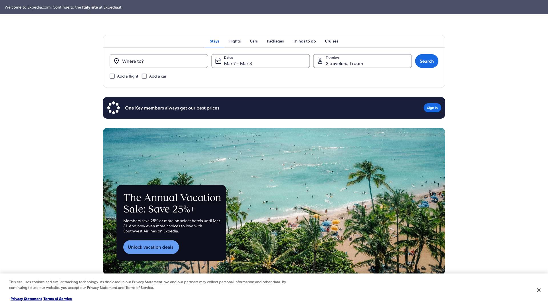 Expedia ChatGPT plugin Screenshot