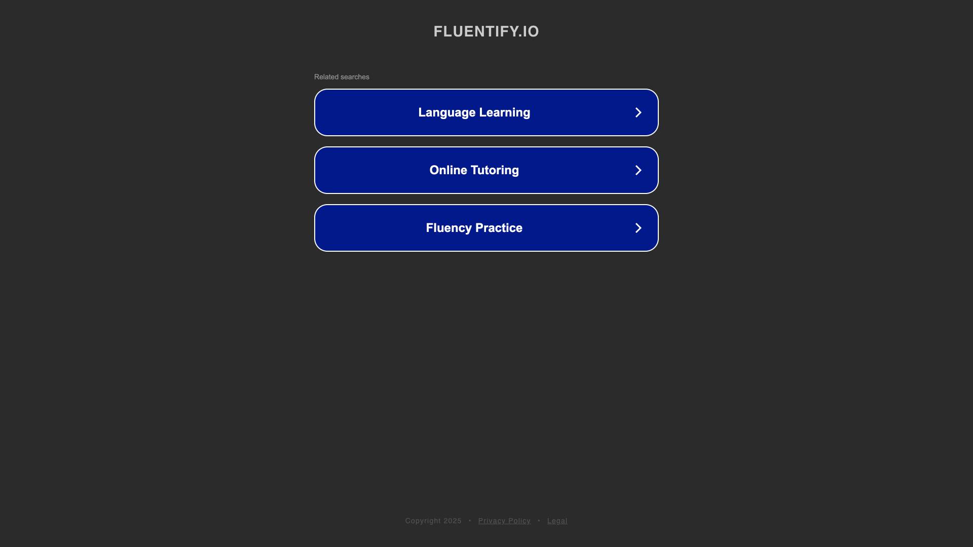 Fluentify Screenshot