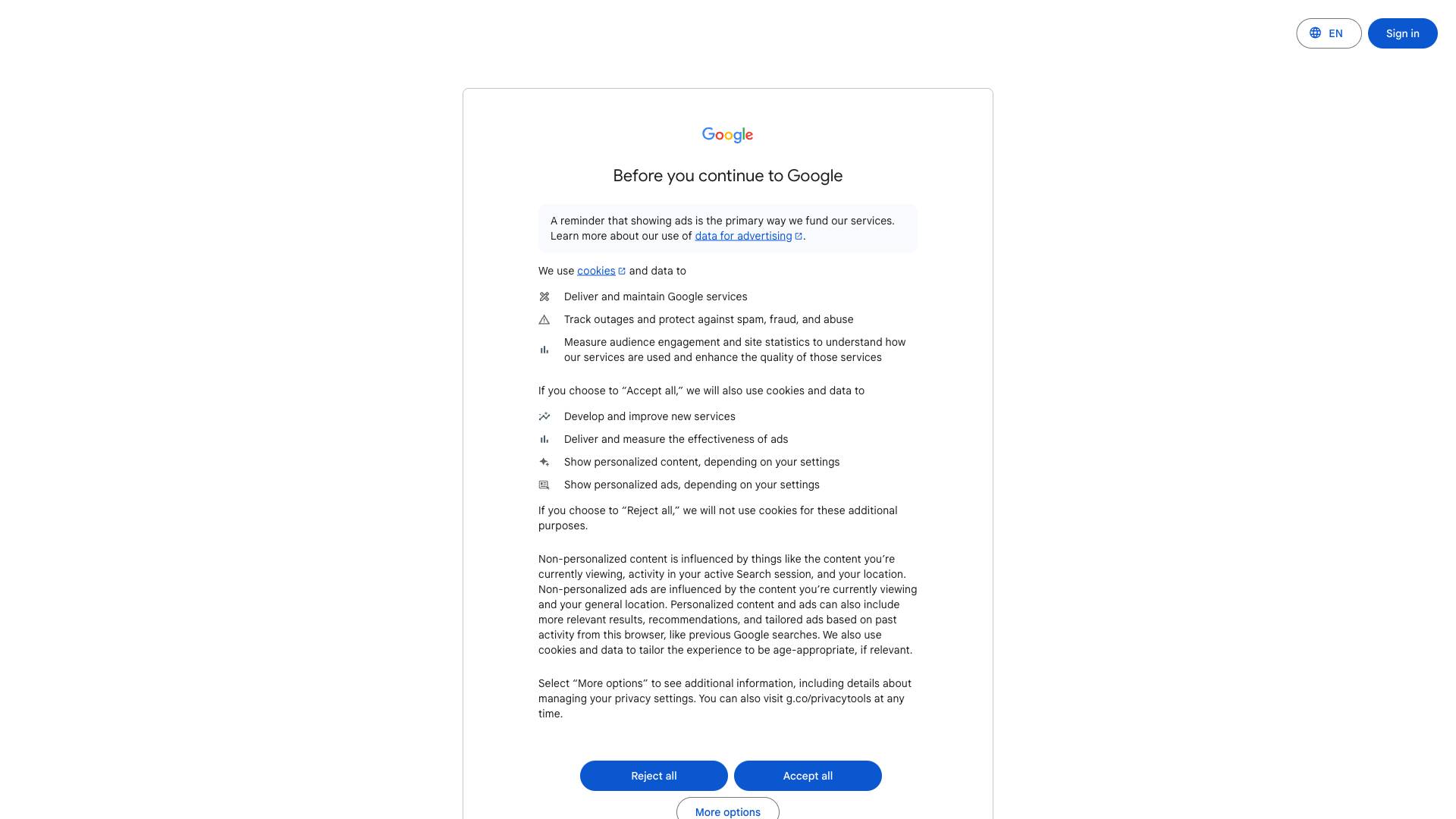 Google Search Labs Screenshot