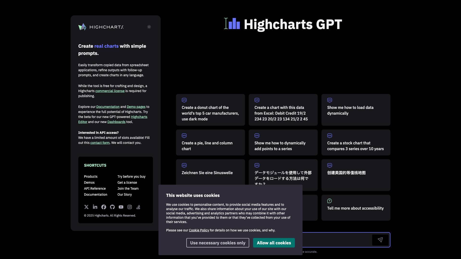 Highcharts Screenshot
