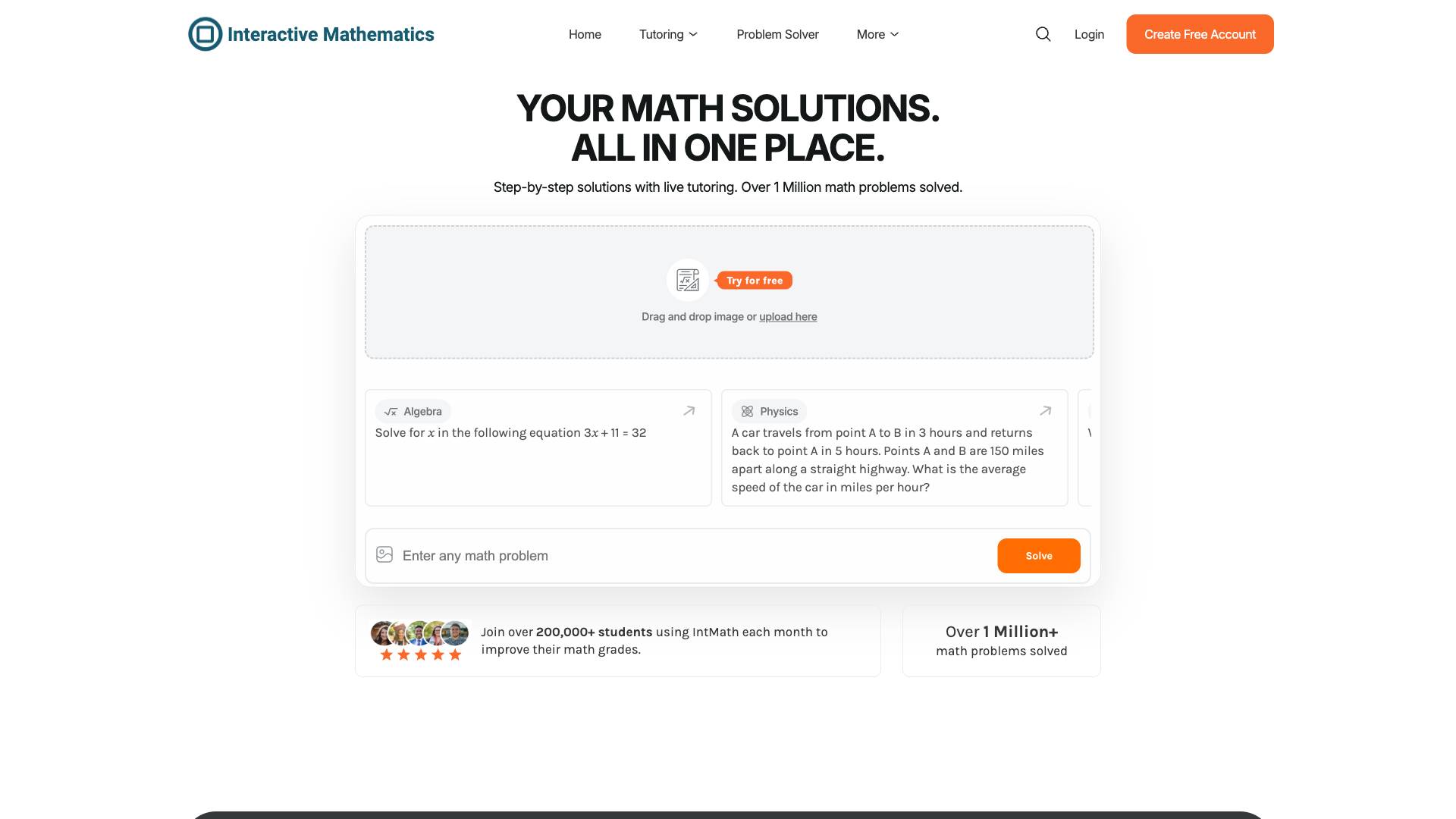 Interactive Mathematics Screenshot