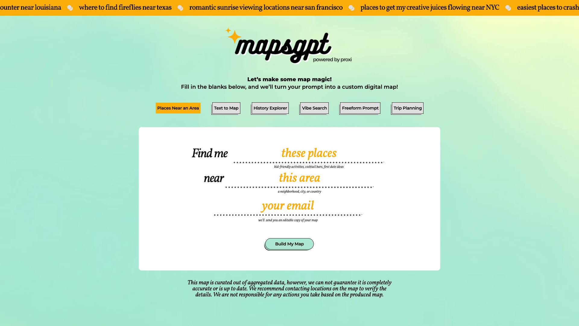 Maps GPT Screenshot