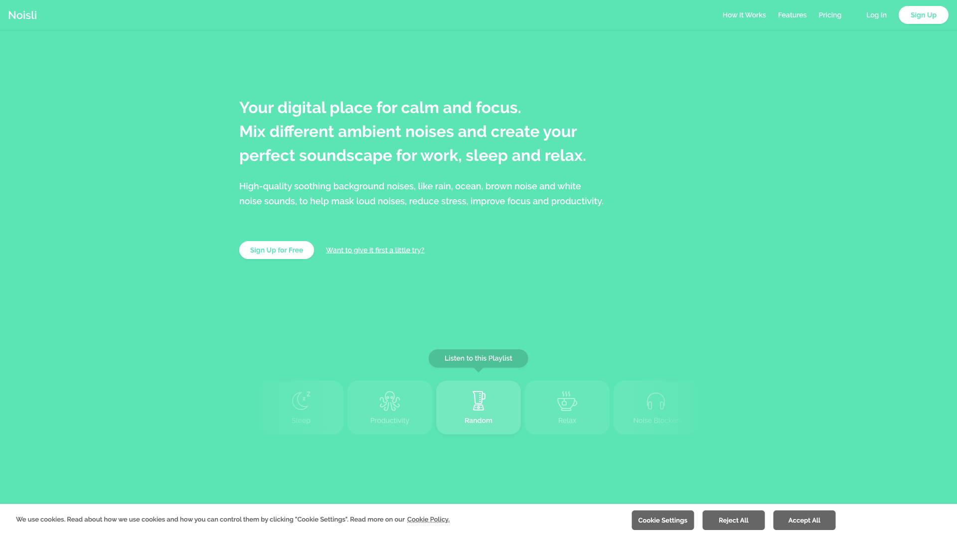 Noisli Screenshot