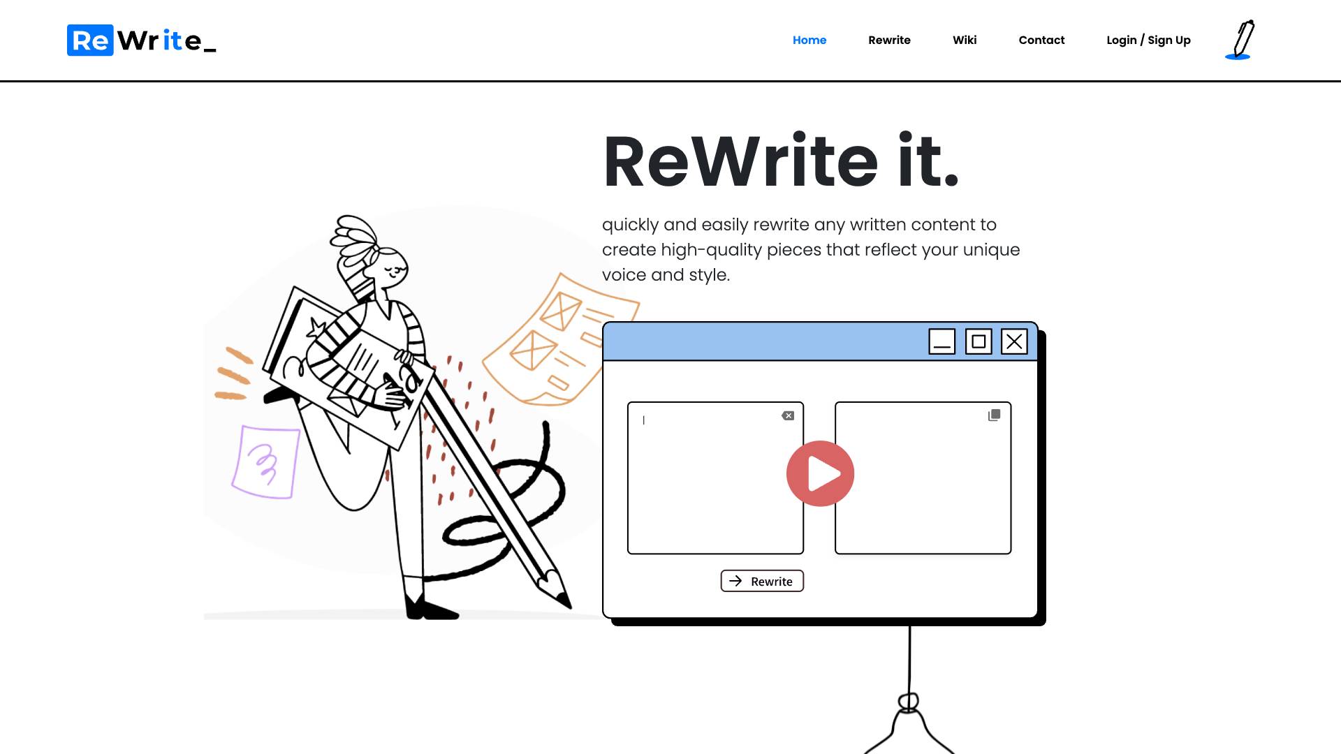 Rewriteit AI Screenshot