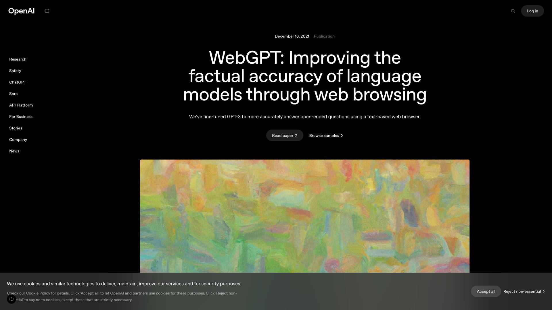 WebGPT Screenshot